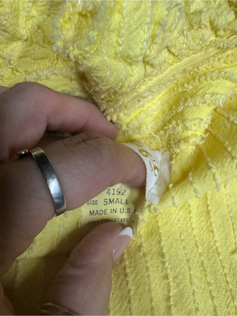 Yellow Ruffle-Trim Women's Sleep Robe - Picture 4 of 4